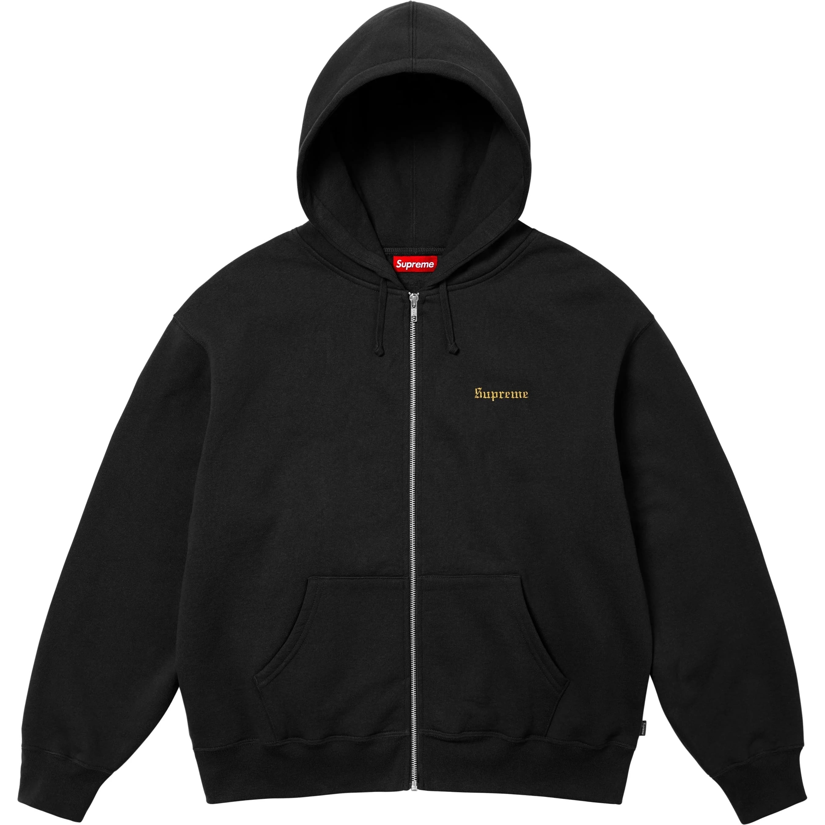 Crest Zip Up Hooded Sweatshirt view 8